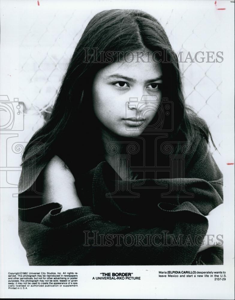 1962 Press Photo Elpidia Carillo Actress Stars In The Border Drama Film Movie - Historic Images