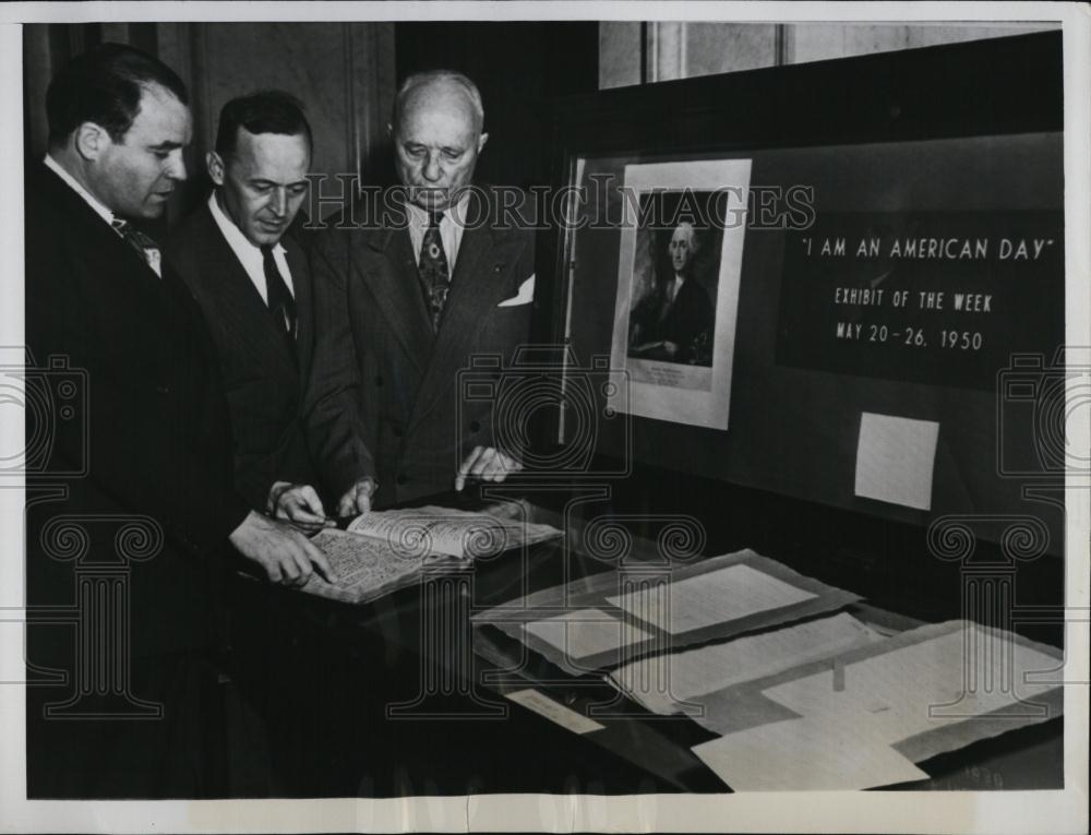 1953 Press Photo US Ambassador Henry Cabot Lodge with General Trygve Lie - Historic Images