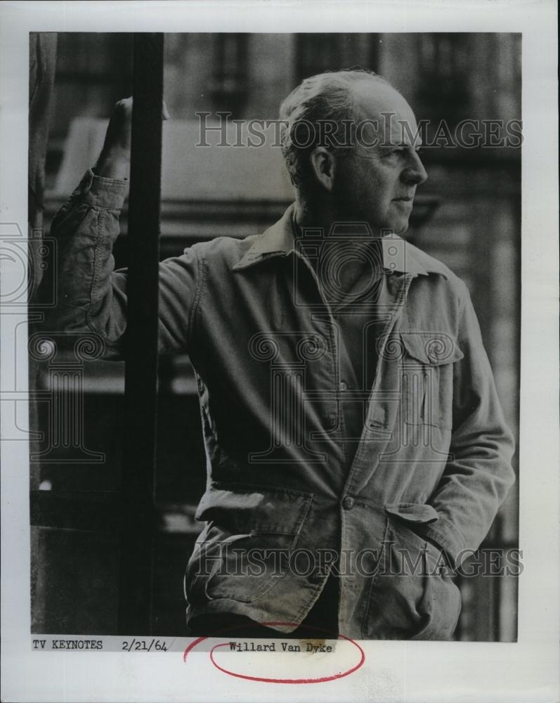 1964 Press Photo Willard Van Dyke, filmmaker of &quot;Twentieth Century&quot; - RSL93615 - Historic Images