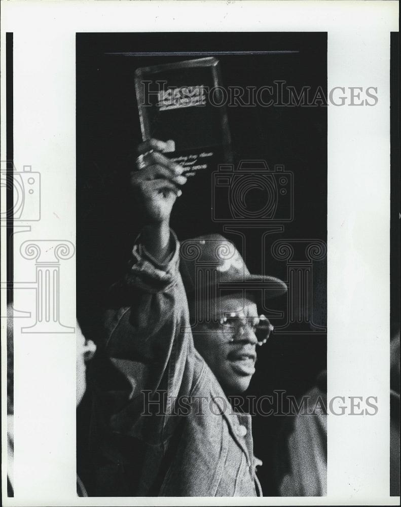 1991 Press Photo R&amp;B Singer Ricky Bell at Boston Music Awards - RSL41671 - Historic Images