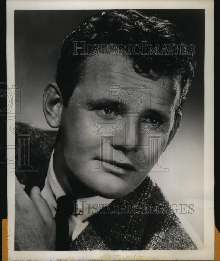 1956 Press Photo American Actor William Traylor star in &quot;Goodyear Playhouse&quot; - Historic Images