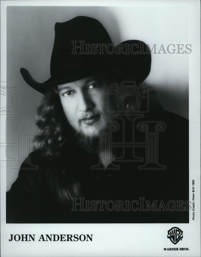 1984 Press Photo American Country Musician John Anderson - RSL47747 - Historic Images