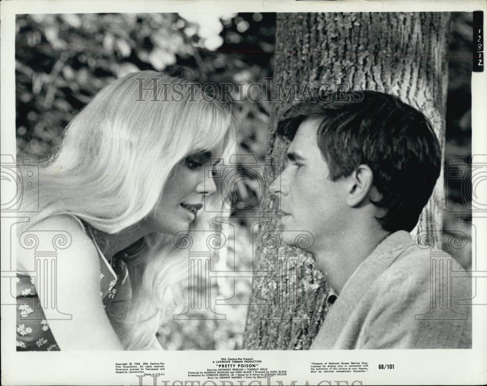 1969 Press Photo Tuesday Weld stars as "Pretty Poison" - RSL00723 - Historic Images