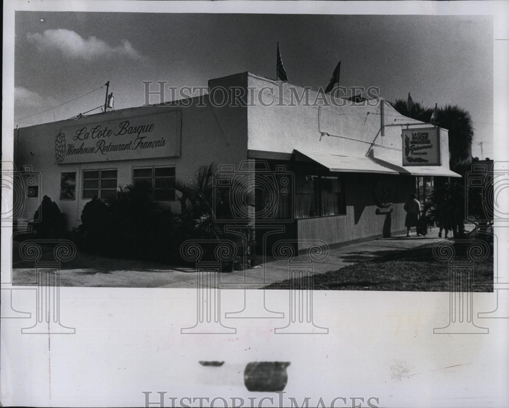 1981 Press Photo Le Cote Basque Winehouse, located on beach Blvd in Gulfport - Historic Images