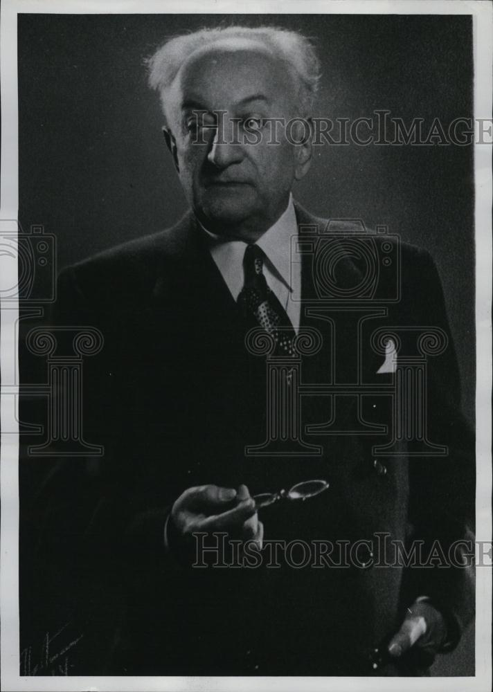 1949 Press Photo Actor Ludwig Lewisohn - RSL43879 - Historic Images