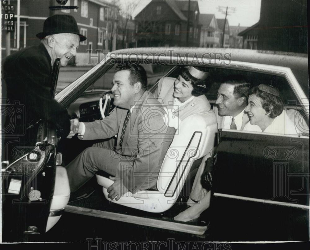 1964 Press Photo Mr Burt Faulkner Mr and Mrs John T Coneeny Mr and Mrs - Historic Images
