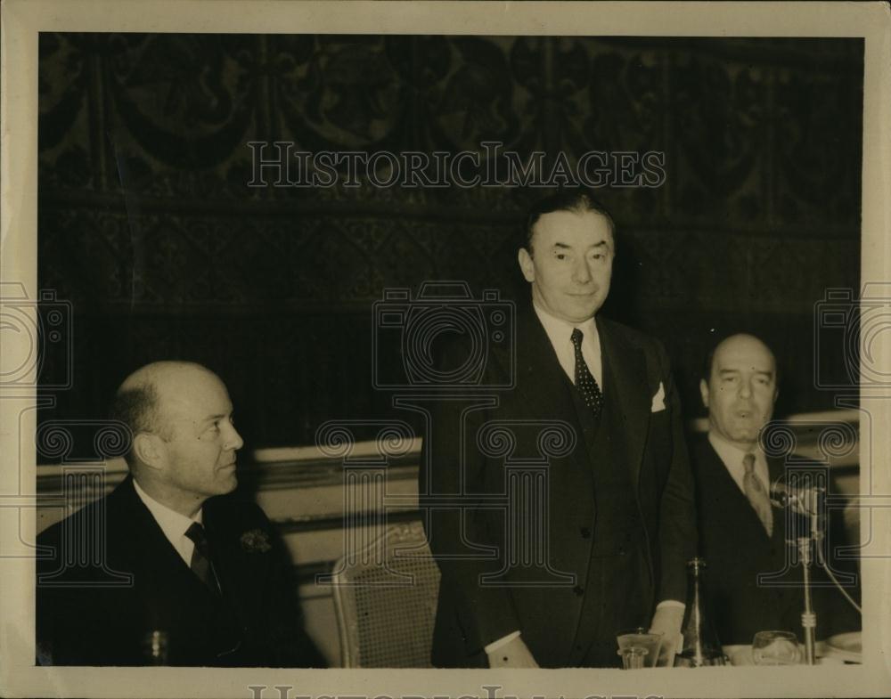 1952 Press Photo Paul Reynaud French Politician and Lawyer Attorney - RSL95951 - Historic Images