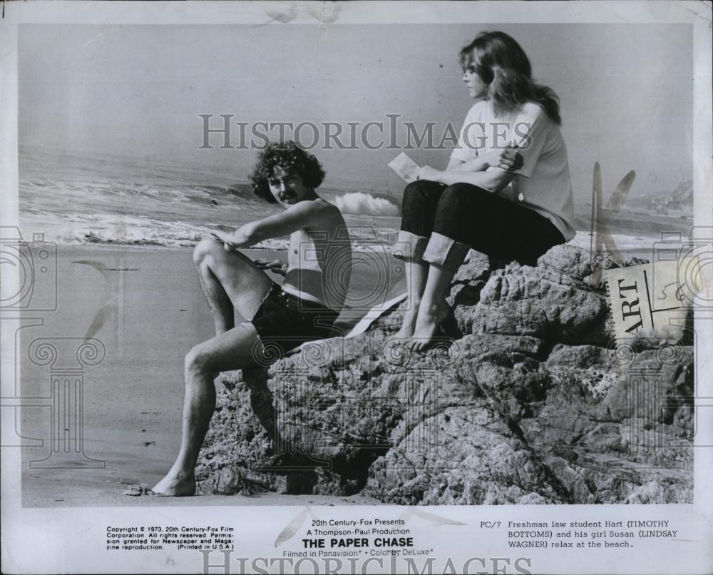 1973 Press Photo Actor Timothy Bottoms in movie The Paper Chase - RSL85797 - Historic Images