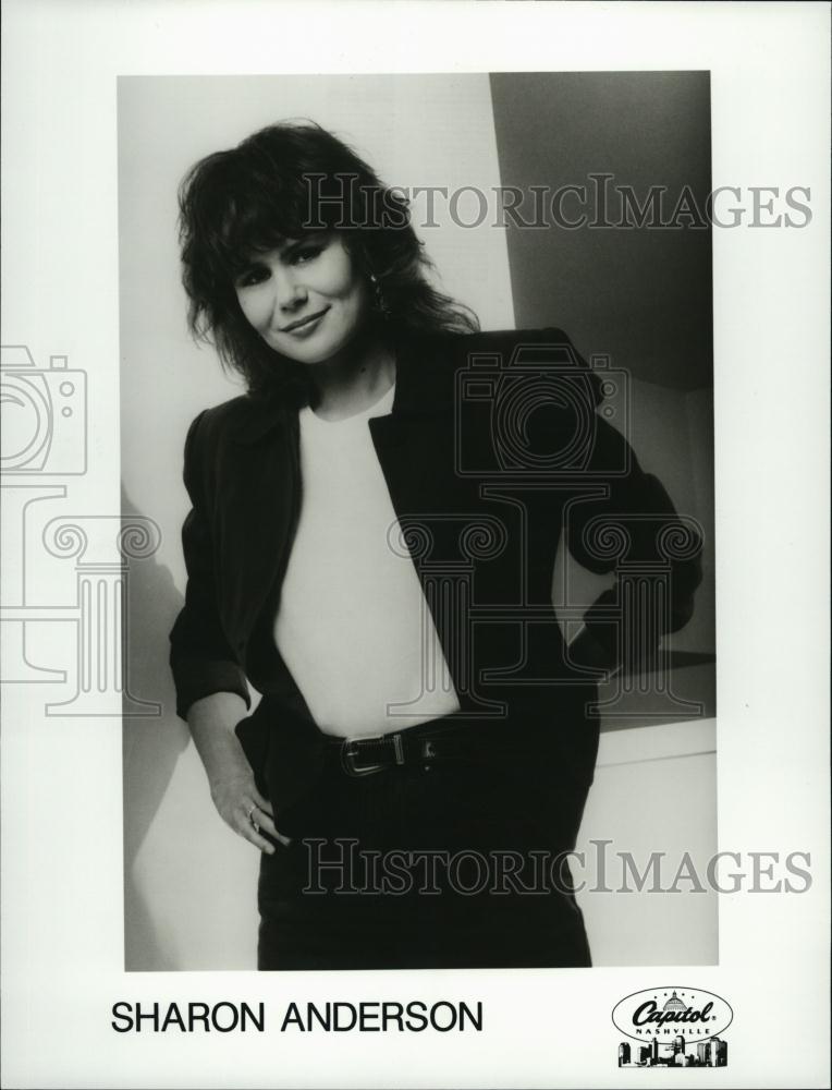 Press Photo Canadian Country Music Singer Sharon Anderson - RSL47761 - Historic Images