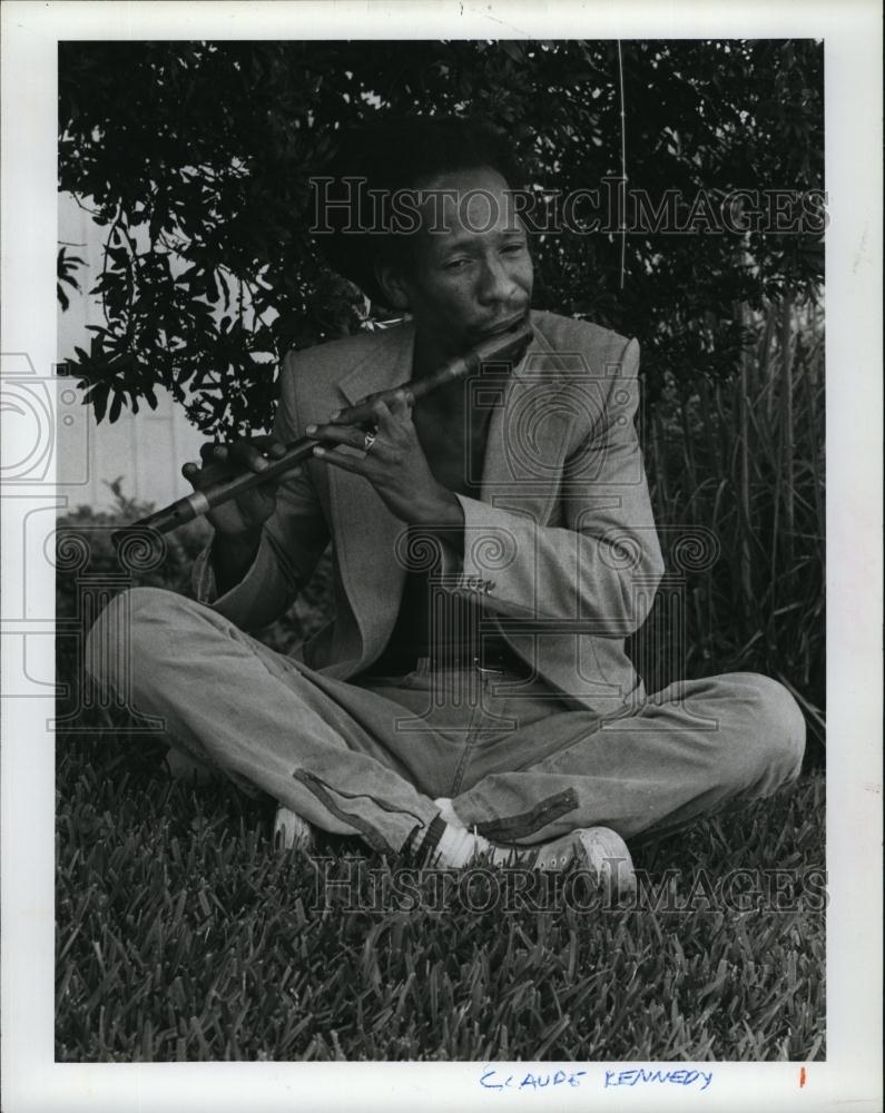 1983 Press Photo Claude Kennedy, Flutist - RSL93413 - Historic Images