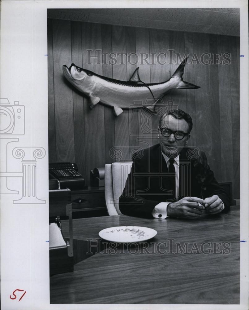 1965 Press Photo Jesse James, Vice President of Tierra Verde City, Inc - Historic Images