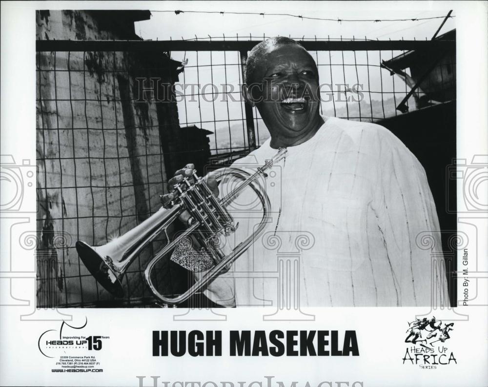 Press Photo Musician, Hugh Masekela on Heads Up Africa Series - RSL89315 - Historic Images