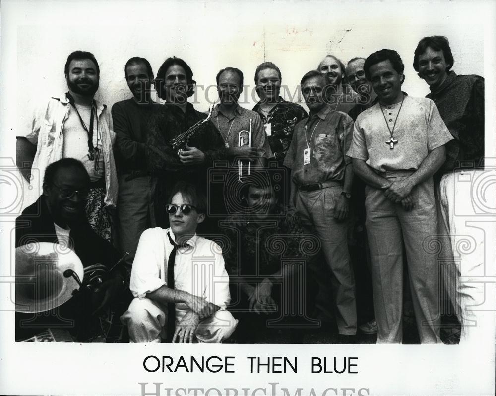 Press Photo members of jazz ensemble Orange Then Blue - RSL85515 - Historic Images