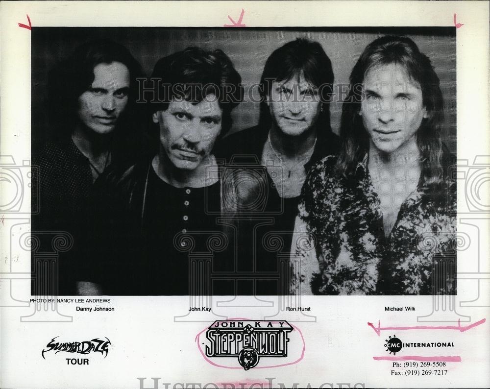 1997 Press Photo "John Kay Steppenwolf" J Kay, R Hurst, M Wilk,D Johnson - Historic Images