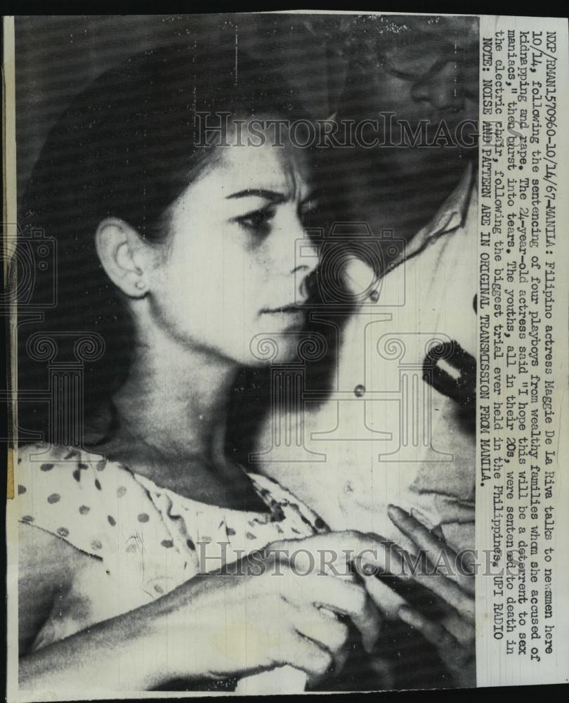 1972 Press Photo Filipino Actress Maggie De La Riva - RSL46281 - Historic Images