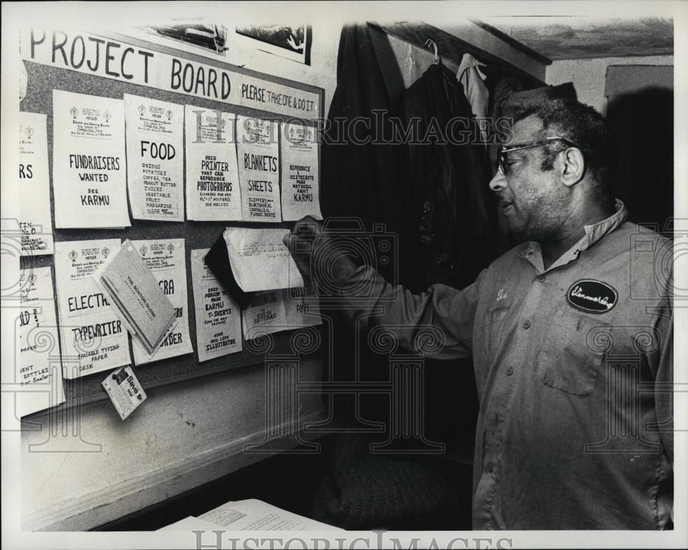 1977 Press Photo Edward Warner, &quot;Black Jesus&quot; - RSL08679 - Historic Images