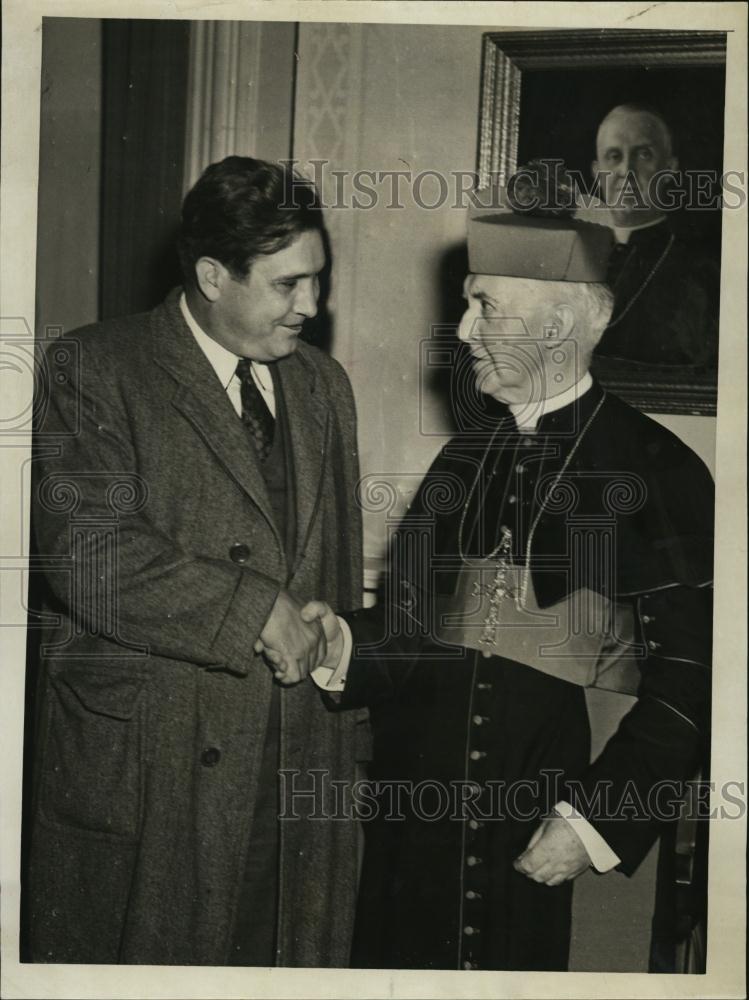 1940 Press Photo Bishop Maurice McAuliffe Willkie - RSL46163 - Historic Images