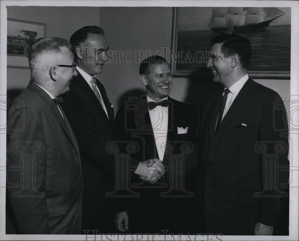 1961 Press Photo John Rossi, new president of Wentworth Institute Alumni Assoc - Historic Images