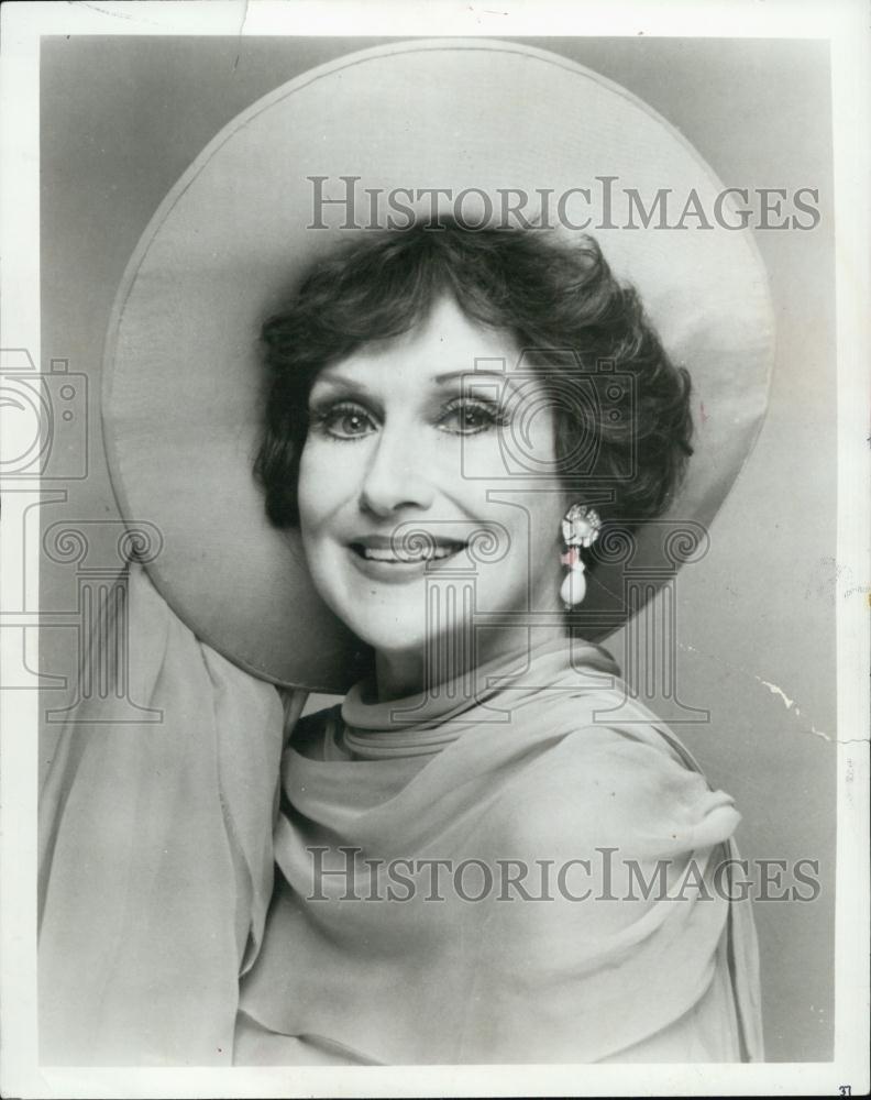 Press Photo Ruth Warrick Actress Portrays Phoebe Tyler All My Children Soap - Historic Images