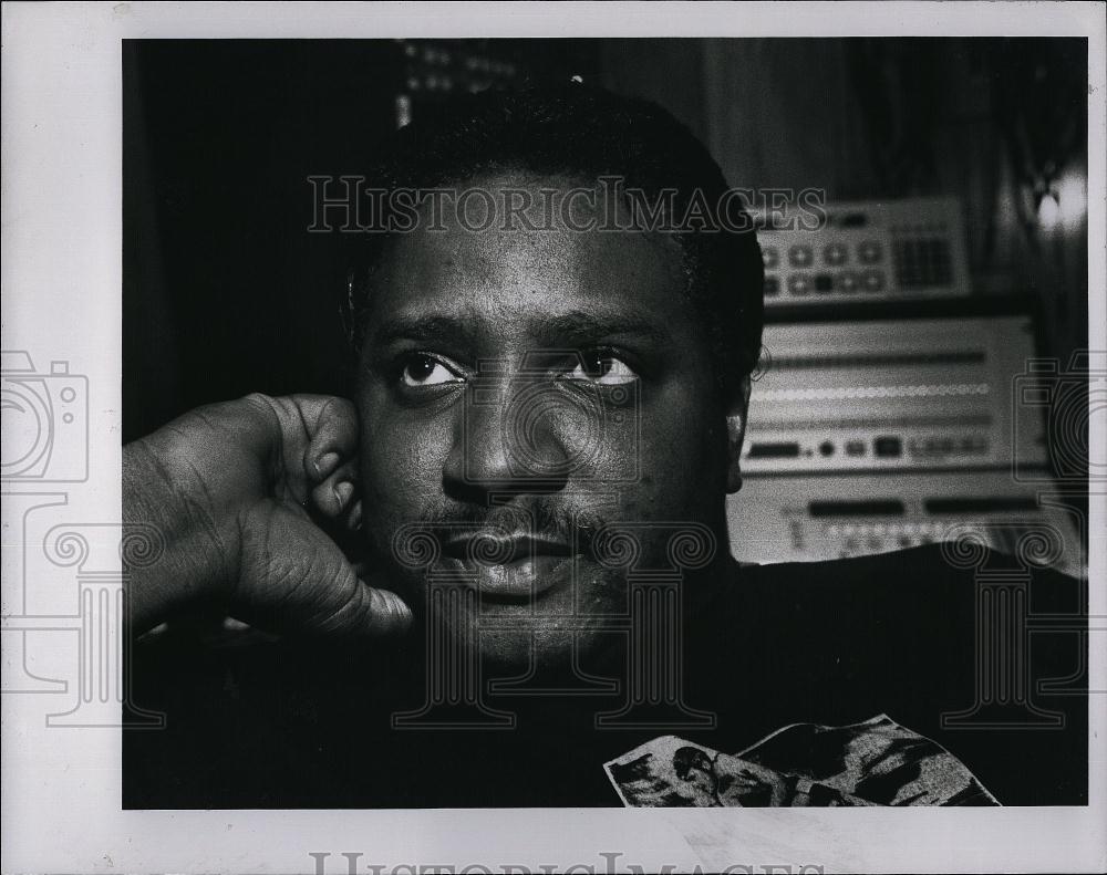 1991 Press Photo Maurice Starr, House of Hits studio musician - RSL90811 - Historic Images