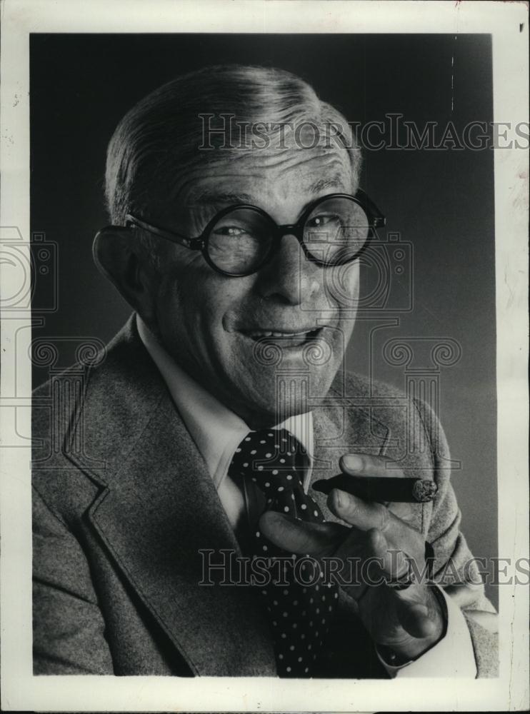 1985 Press Photo George Burns Comedy Hour Series Host Cigar Portrait - RSL41177 - Historic Images
