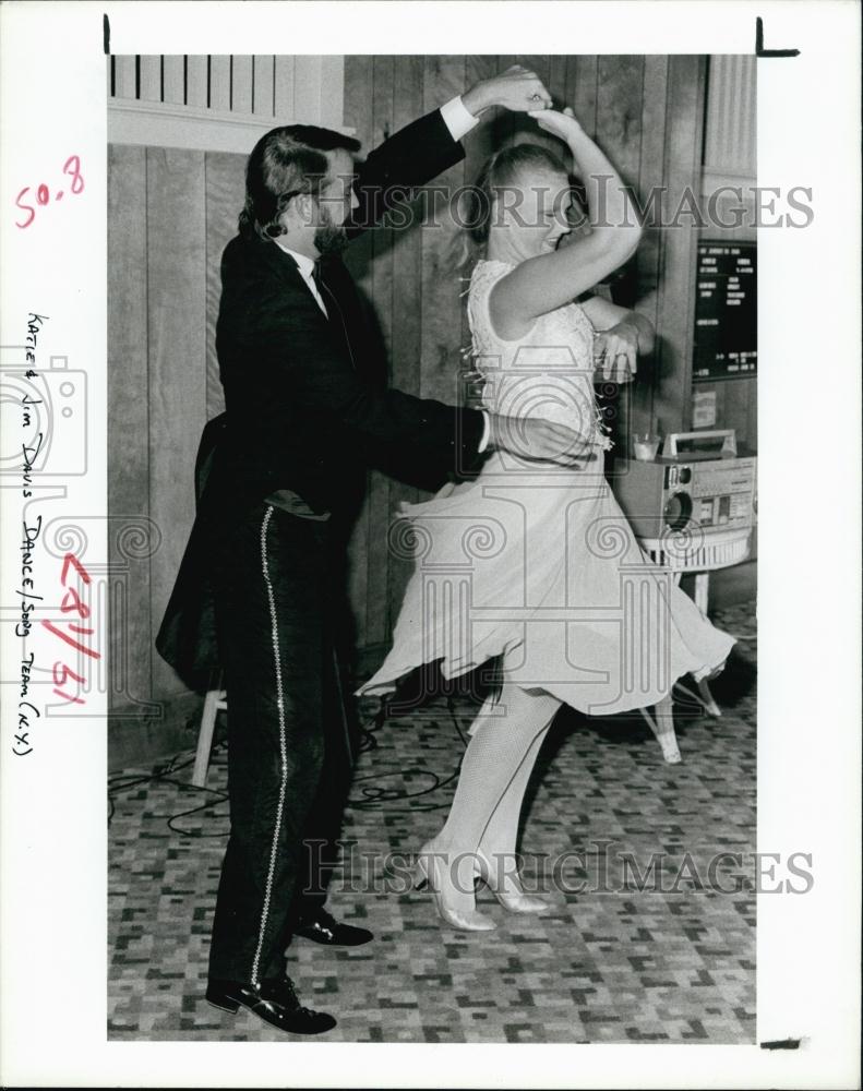 1986 Press Photo Dancers Jim &amp; Katie Field Davis of New York - RSL64505 - Historic Images