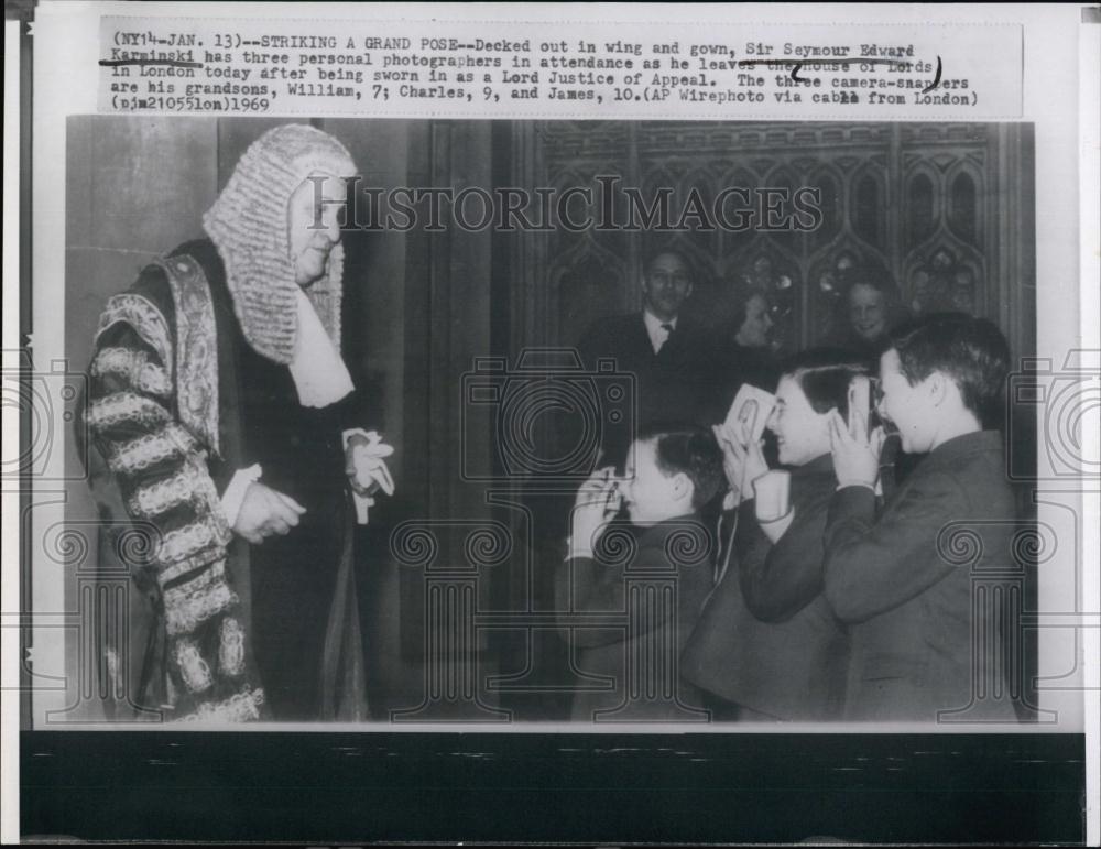 1969 Press Photo Sir Seymour Edward Karminski in London - RSL66265 - Historic Images