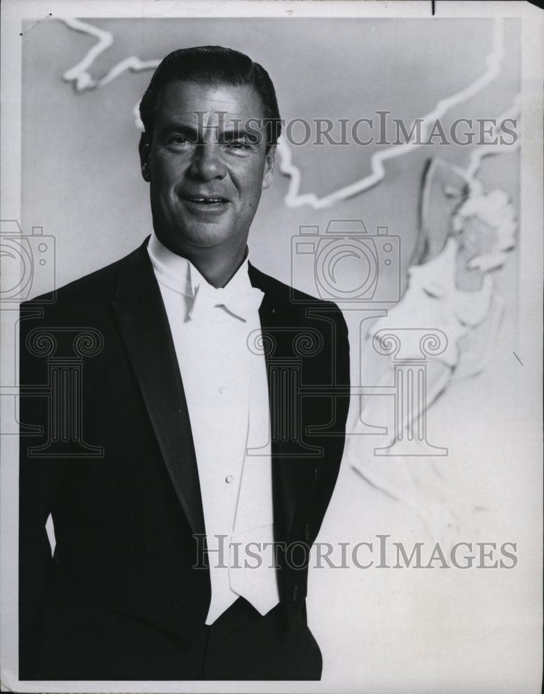 1972 Press Photo Emcee Bert Parks , &quot;52nd Annual Miss America Pageant&quot; - Historic Images