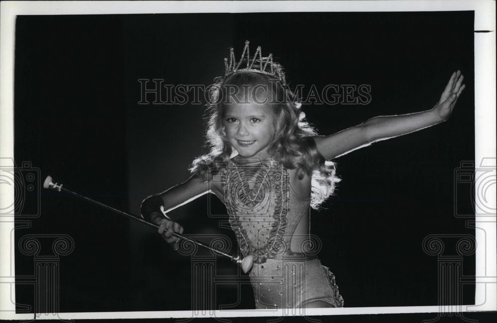 1979 Press Photo Missy Thorpe won Miss Majorette of America Title - RSL97919 - Historic Images