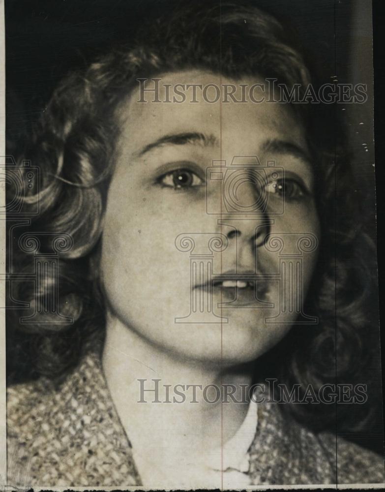 1958 Press Photo Suzanne Elaine Soule Convicted of Killing Catherine Elvins - Historic Images