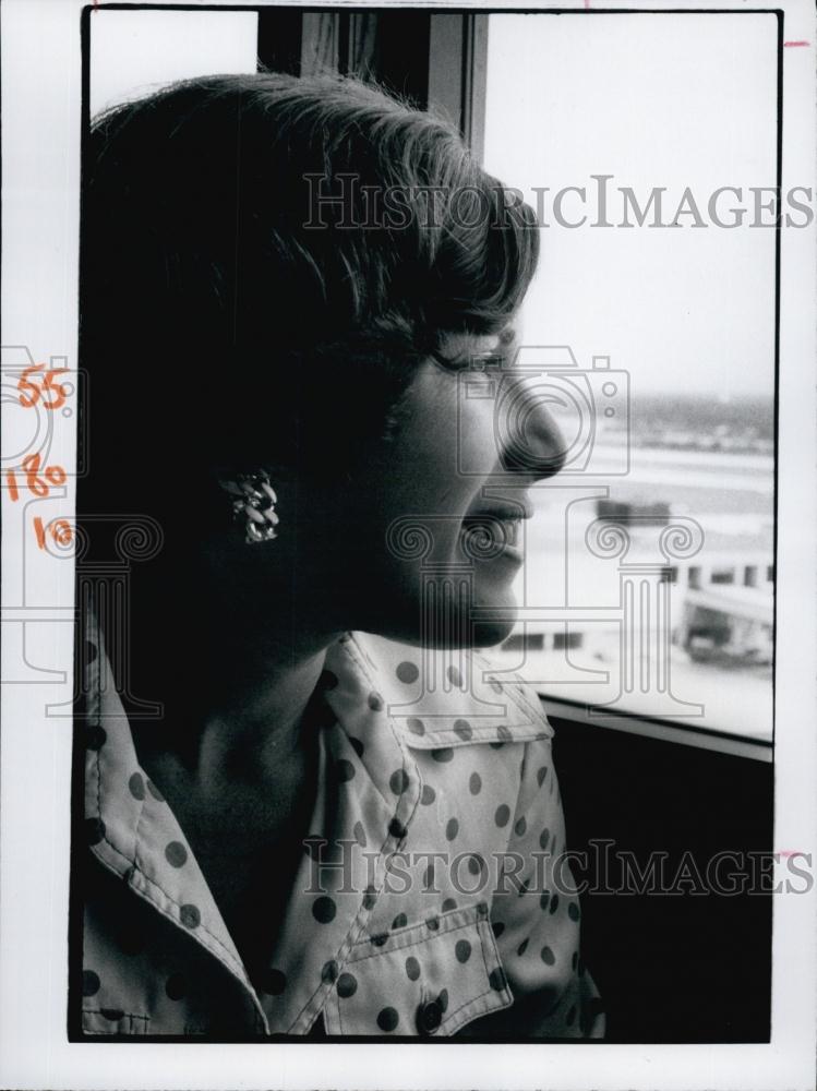 1975 Press Photo Sally Rogers, Daughter Of Miss Nancy Terrell, Romper Room - Historic Images