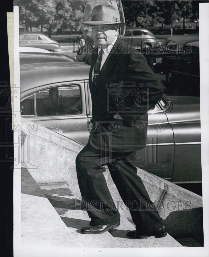 1955 Press Photo Former Police Capt Harold F Congdon of Boston - RSL01589 - Historic Images