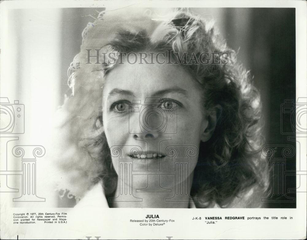 1978 Press Photo Vanessa Redgrave starring in "Julia" - RSL05715 - Historic Images