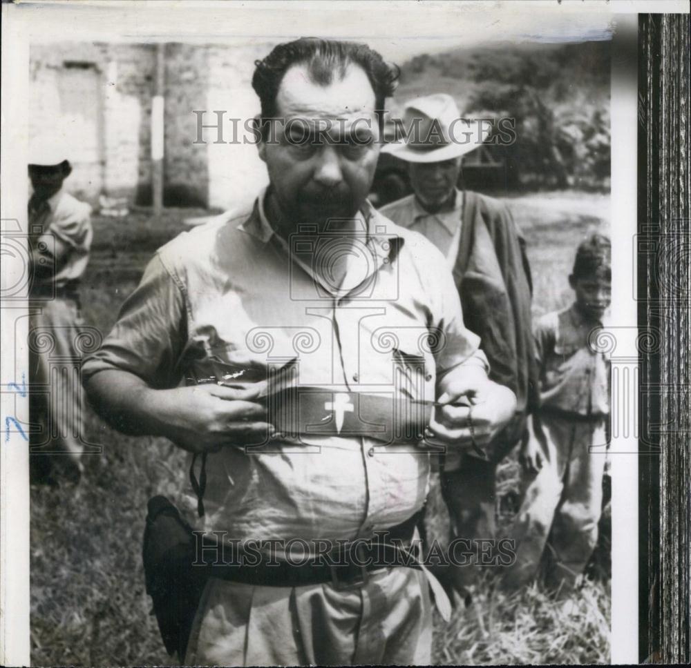 1954 Press Photo Manuel Orellana Portillo Liberation Army Guatamala - RSL68131 - Historic Images