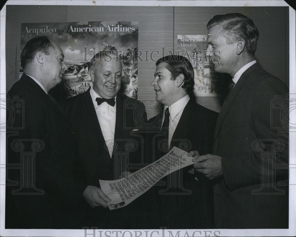 1968 Press Photo Mexican Consul J Pena-Vera, A Desauliners, A Ackerman - Historic Images