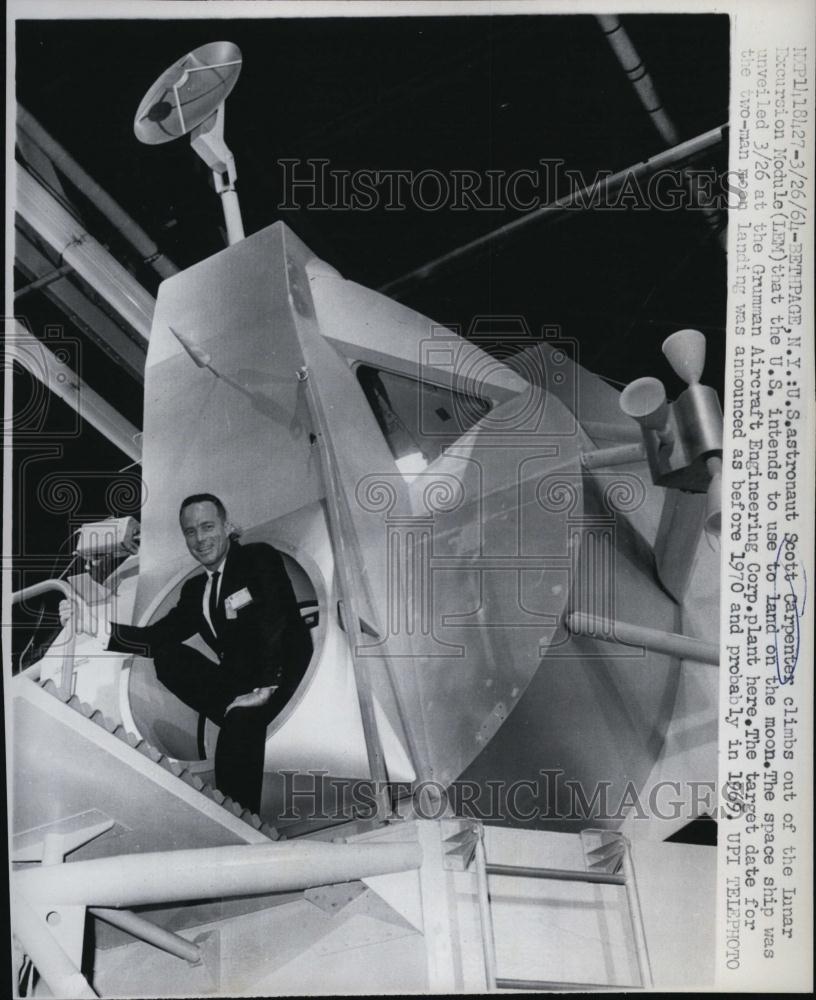 1964 Press Photo US Astronuat Scott Carpentar - RSL42901 - Historic Images