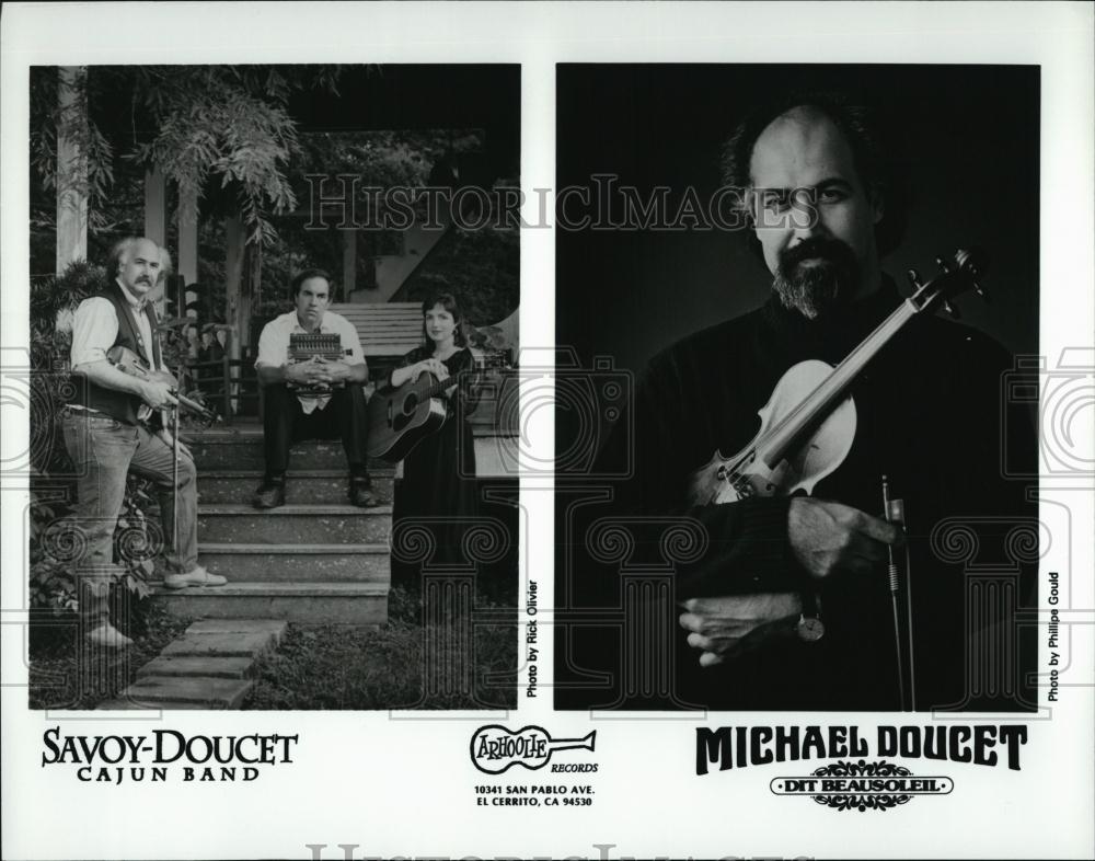 Press Photo Savoy-Doucet Cajun Band and Michael Doucet - RSL40453 - Historic Images