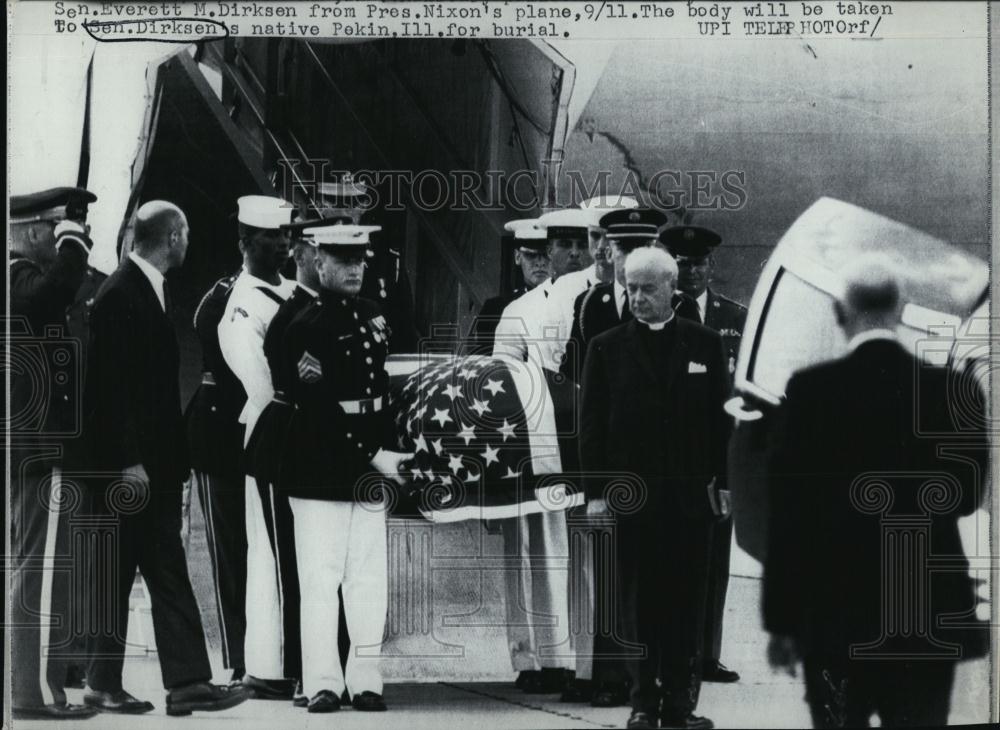 1969 Press Photo Funeral of Senator Everett Dirksen of Ill - RSL07003 - Historic Images