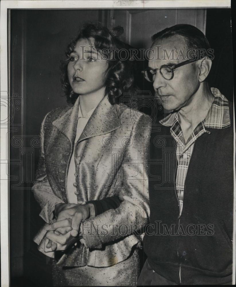 1951 Press Photo Suzanne Elaine Soule Convicted of Killing Catherine Elvins - Historic Images