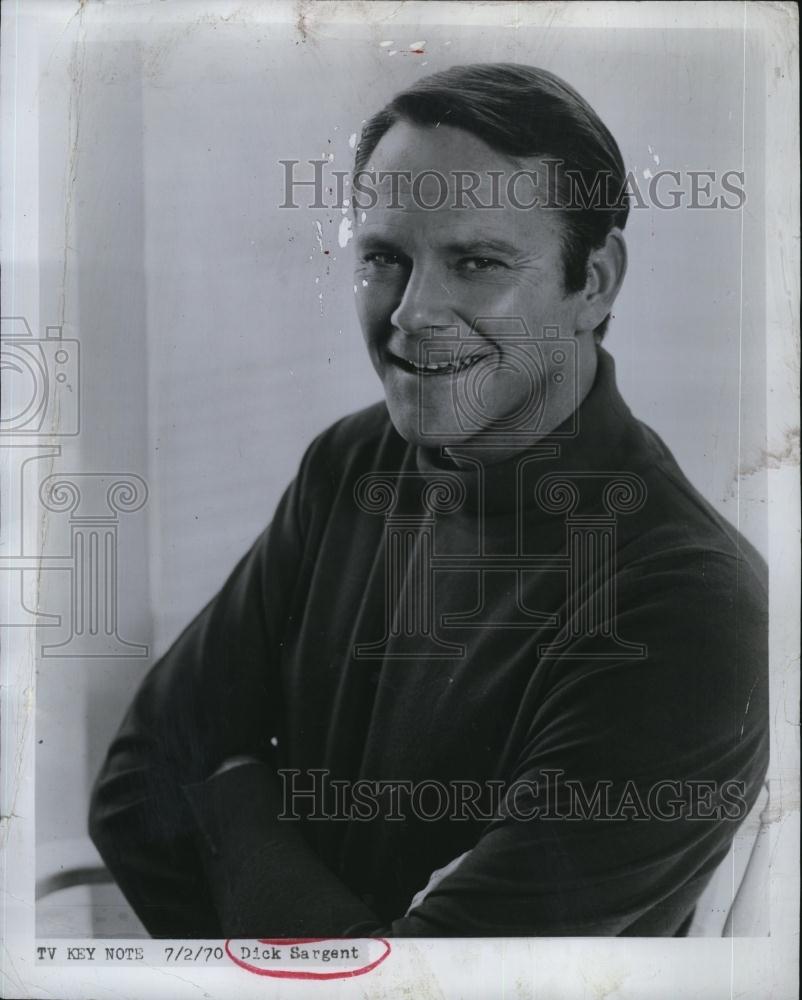 1970 Press Photo Actor Dick Sargent - RSL78075 - Historic Images