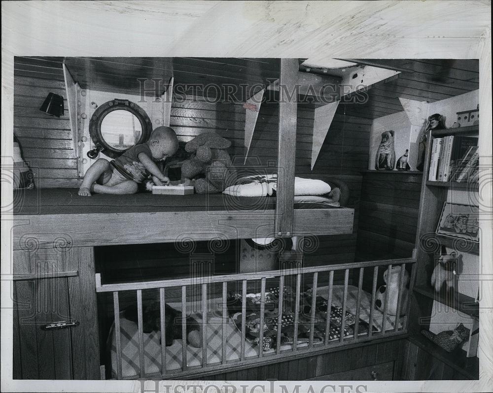 1979 Press Photo Inside of Tugboat &quot;Pegasus&quot; now home of Alfred Sanfords - Historic Images