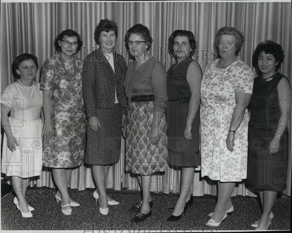 1966 Press Photo Officers Eastern MA Assoc Medical Record Librarians Boston - Historic Images