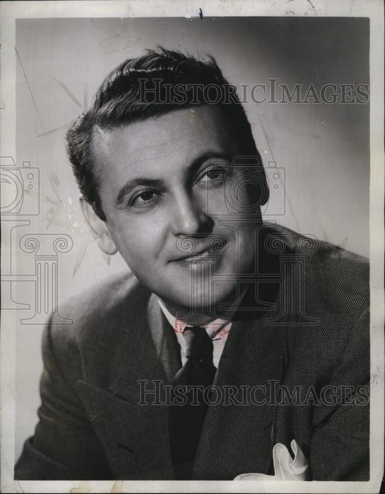 1945 Press Photo Allan Jones To Perform At RKO Boston - RSL83079 - Historic Images