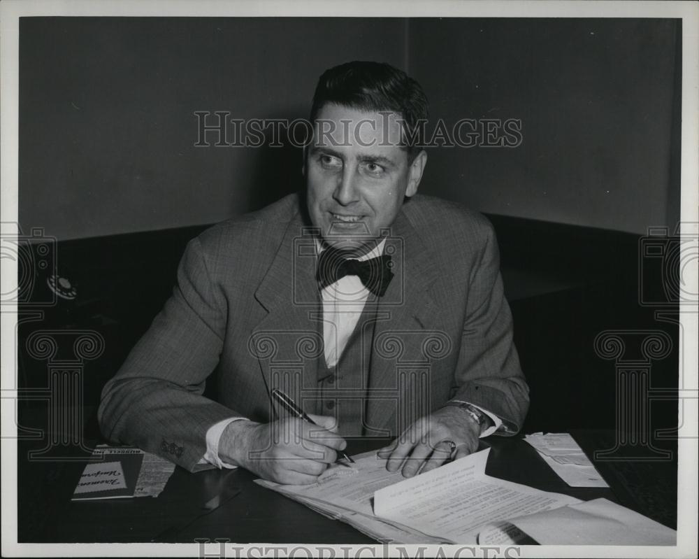 1951 Press Photo Atty John Moran, named chairman for city employees - RSL40073 - Historic Images