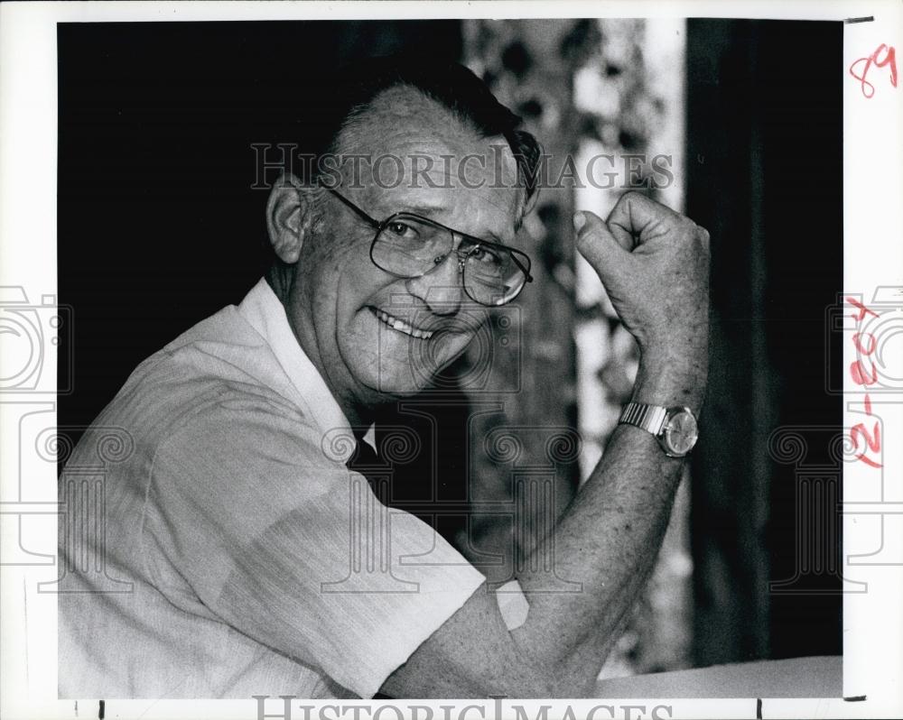 1984 Press Photo Charlie Miller donated 20 gallons of blood - RSL69817 - Historic Images