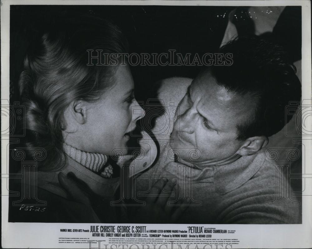 1968 Press Photo Shirley Knight , George C Scott &quot;Petulia&quot; - RSL86109 - Historic Images