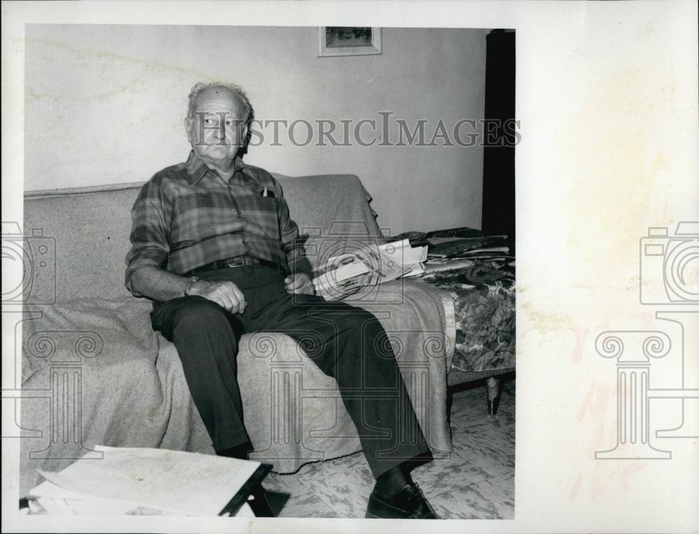 1970 Press Photo George Thomas, New Port Richey, Halfway House - RSL67559 - Historic Images