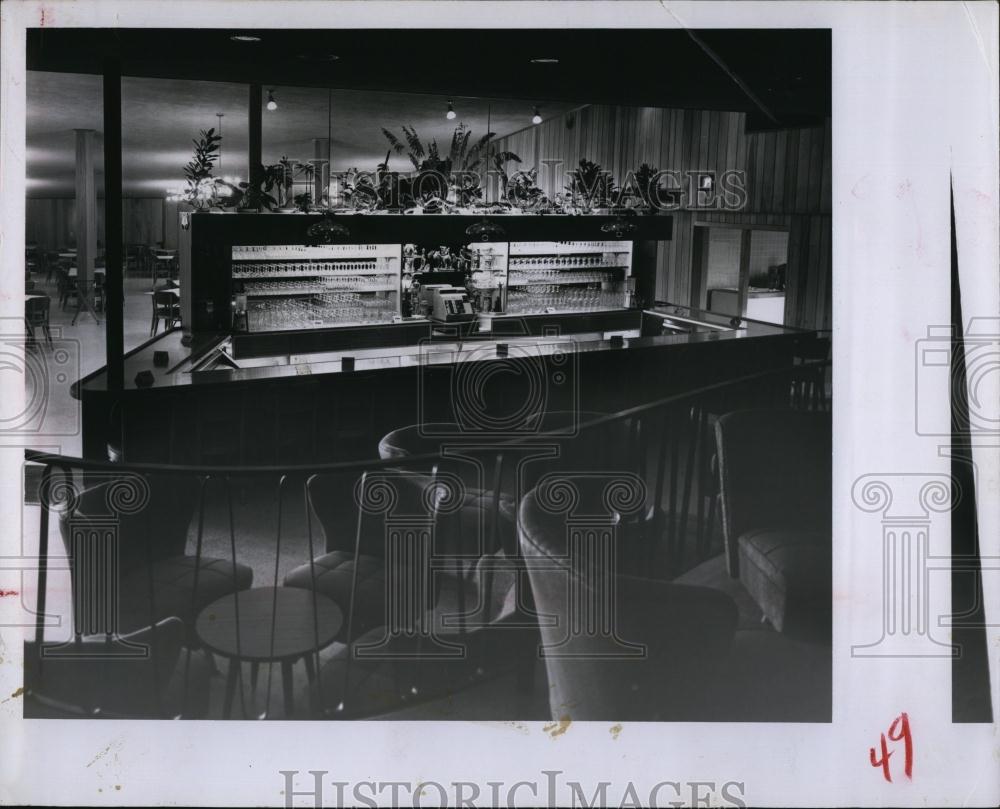 1955 Press Photo Danek&#39;s Restaurant and Lounge in Madeira Beach - RSL99781 - Historic Images