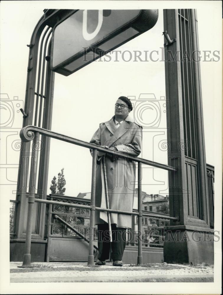 1955 Press Photo Dr Walter Warnecke was spy in East Germany - RSL04217 - Historic Images