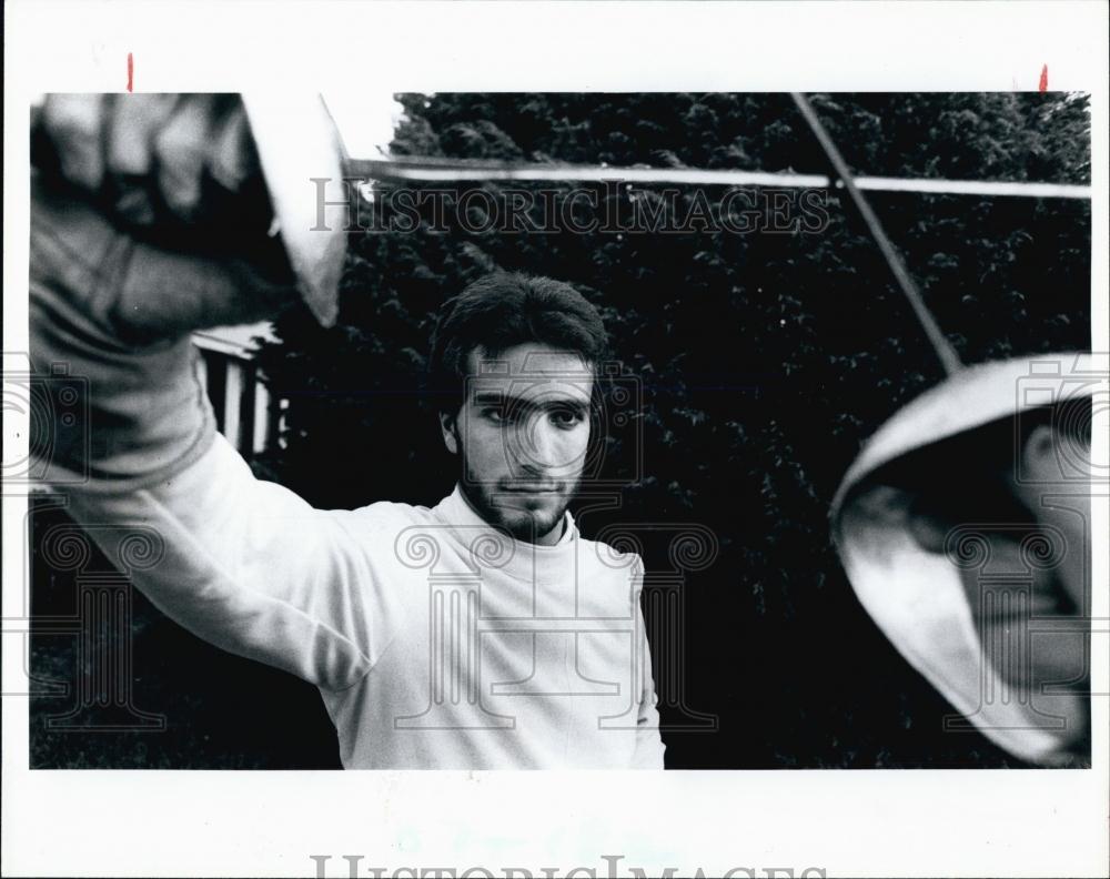 1983 Press Photo Fencing Champion Doug Campoli - RSL66823 - Historic Images